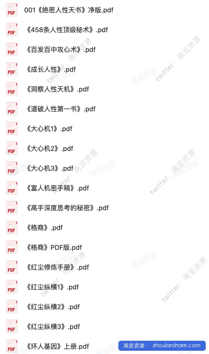 人性密学合集