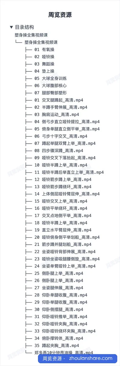 塑身操全集视频课