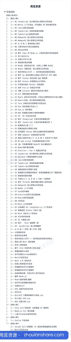 前端小册2025
