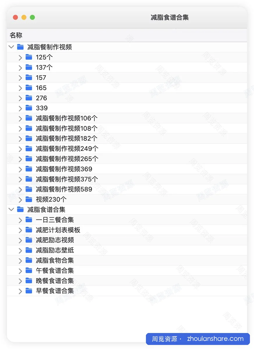减脂食谱合集