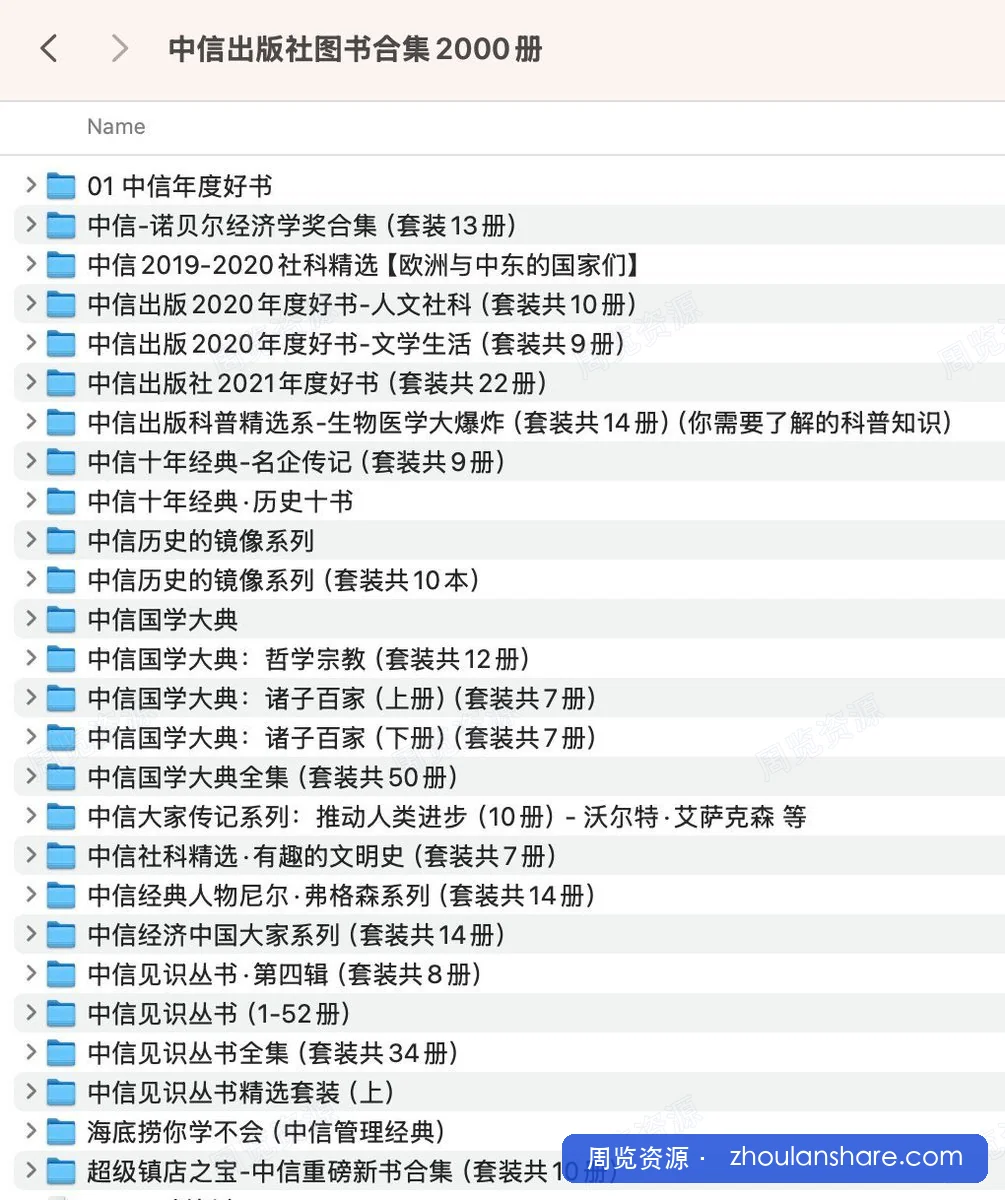 中信出版社图书合集2000册