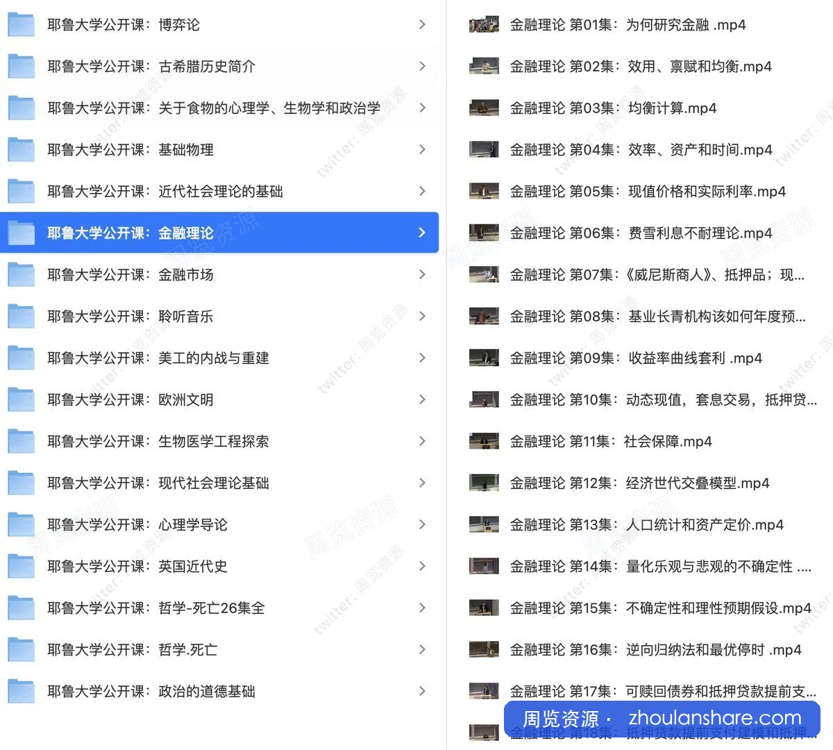 【耶鲁大学公开课合集】