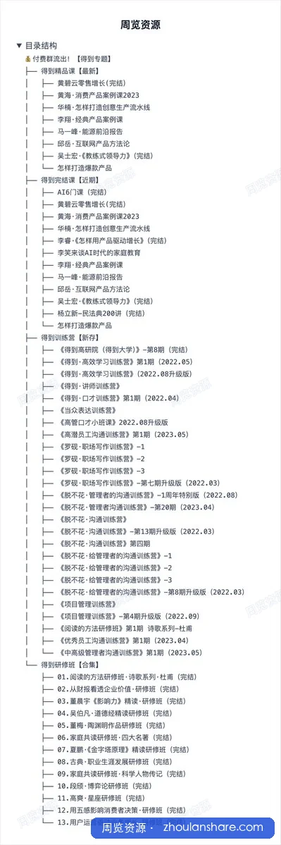💰付费群流出！【得到专题】