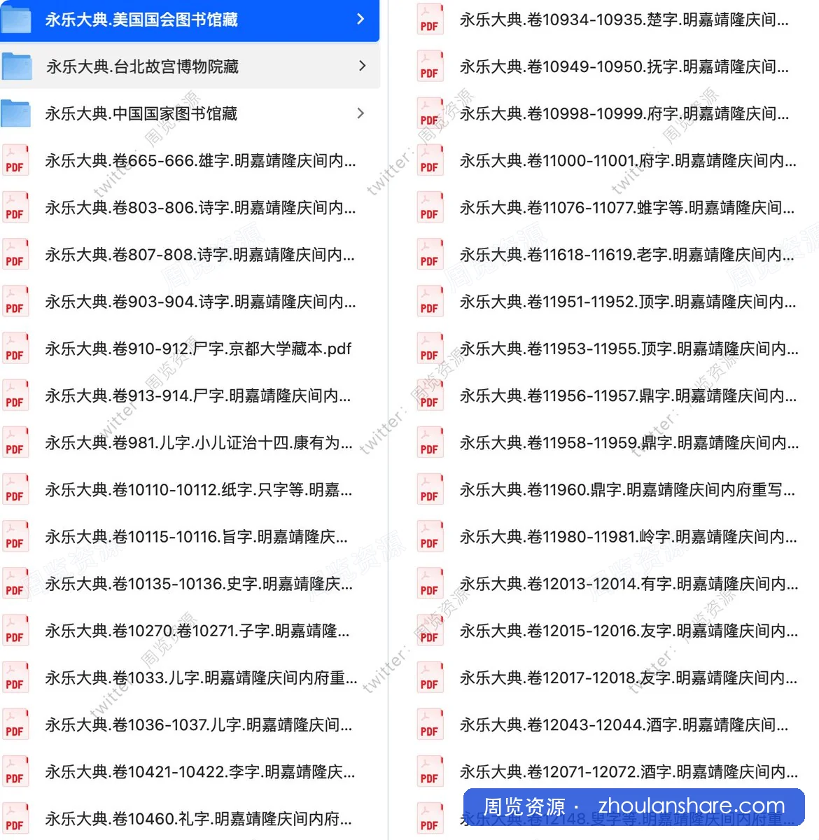 永乐大典215本最全系列
