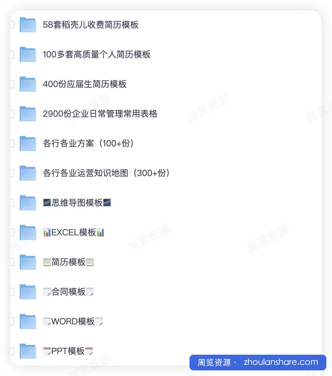 上万PPT Word Excel付费模板合集（超全）