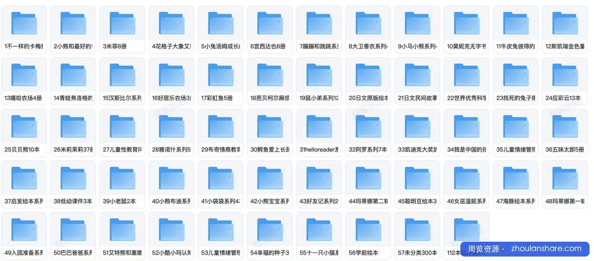 国内外1500+儿童经典绘本·严格筛选