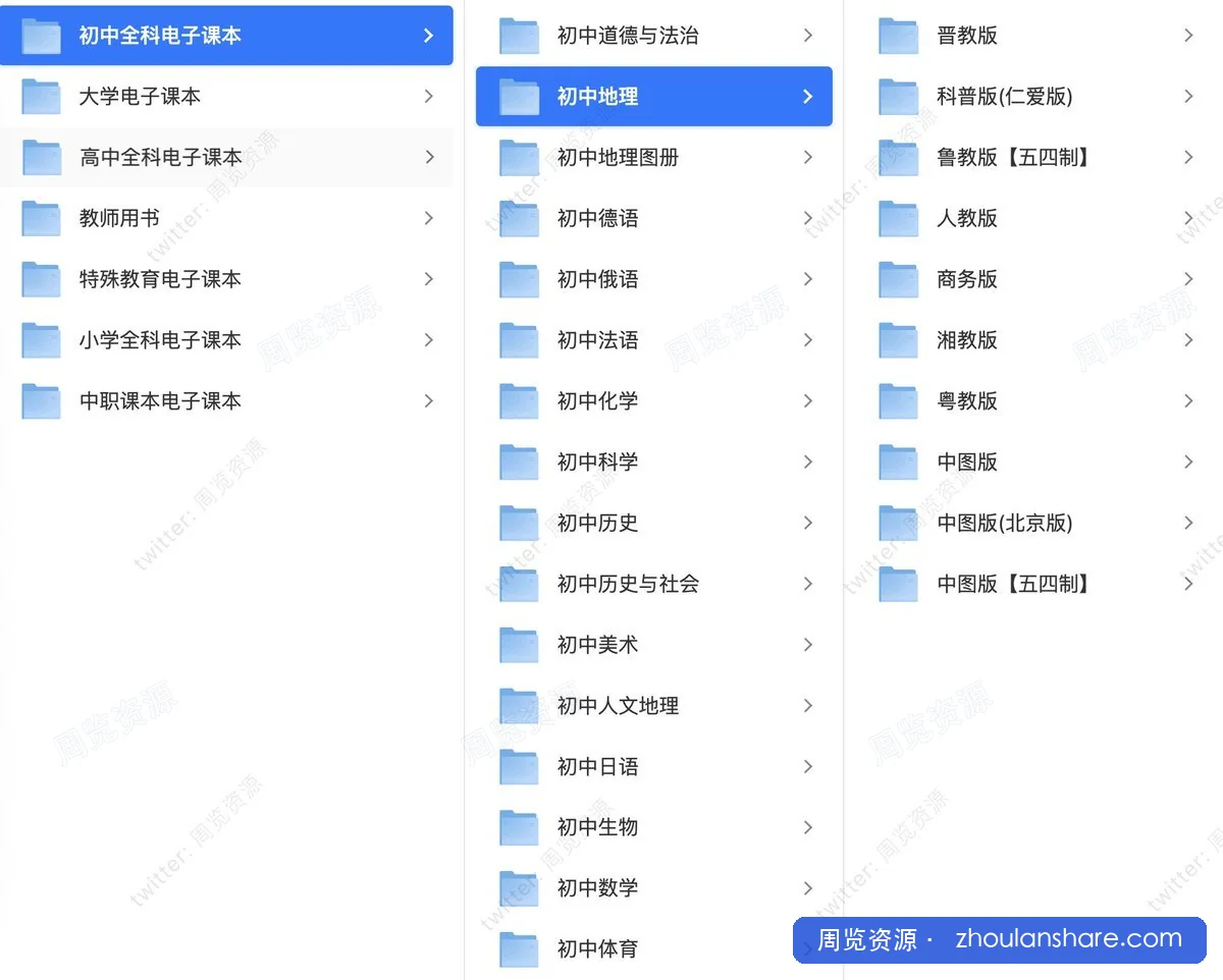 小学至大学教材教师用书