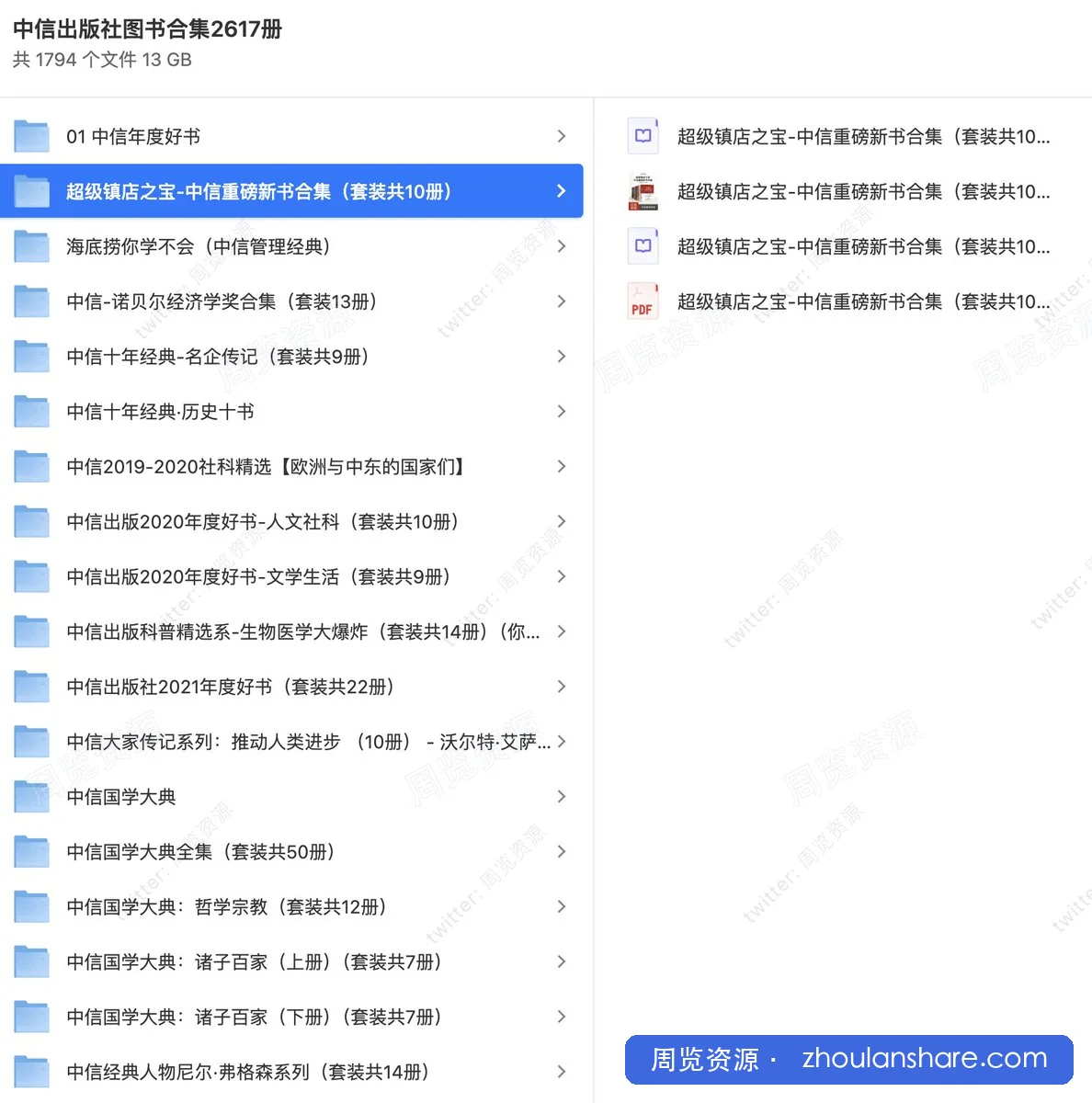 中信出版社图书合集2617册