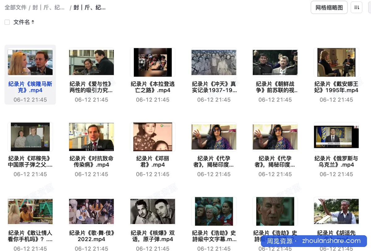 全球被封禁纪录片大合集，全是稀缺资源。