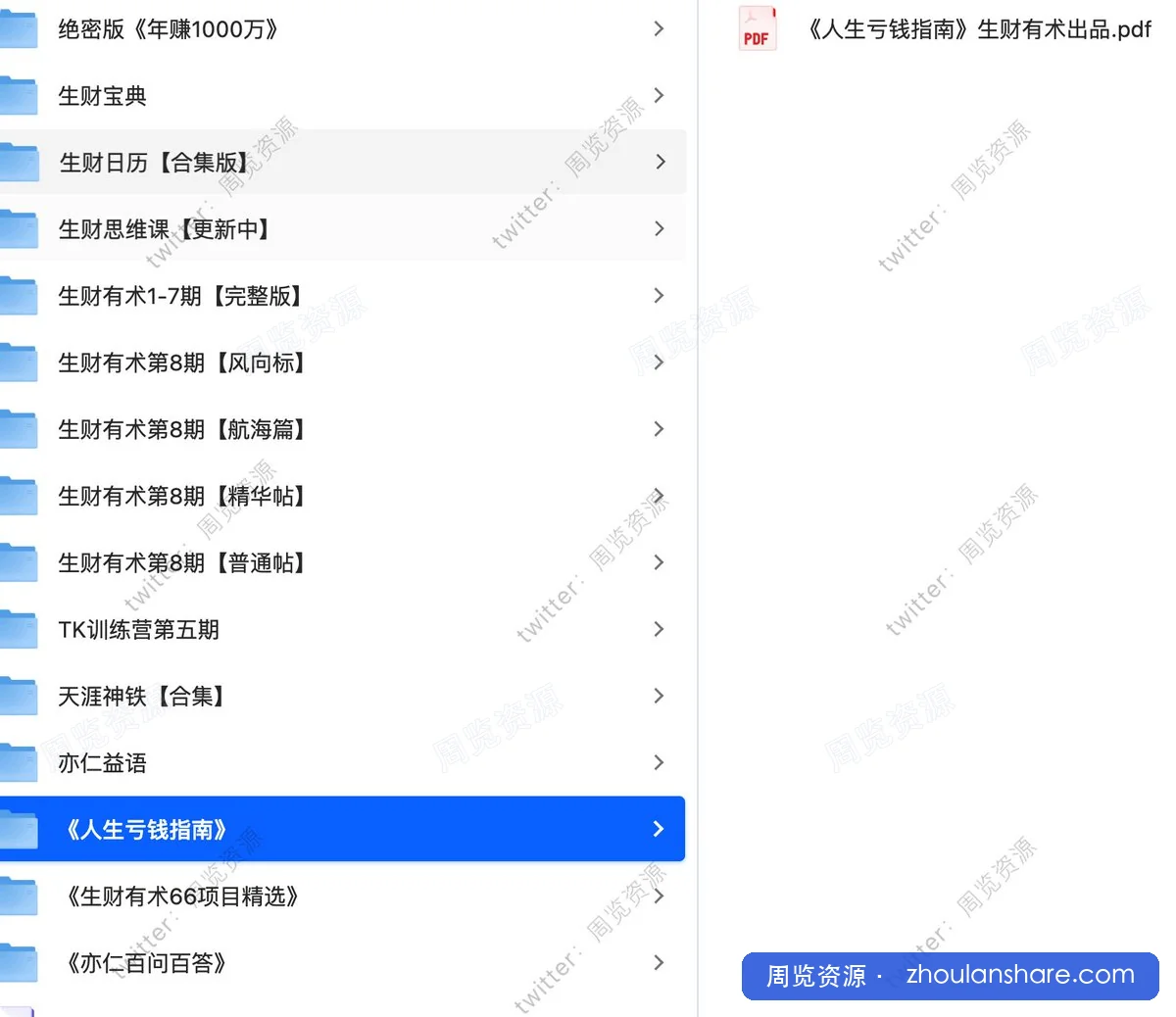 咸鱼销量前三的 生财有术1-9