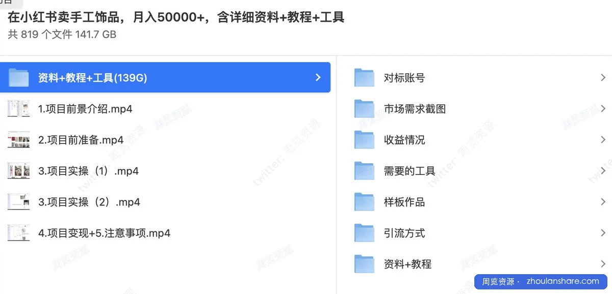 在小红书卖手工饰品，月入xxx，含详细资料+教程+工具