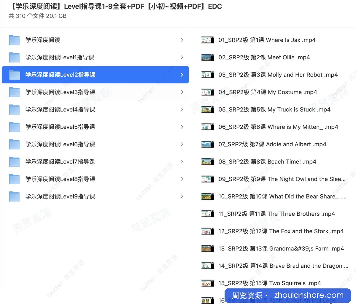 【学乐深度阅读】Level指导课1-9全套+PDF【小初~视频+PDF】EDC