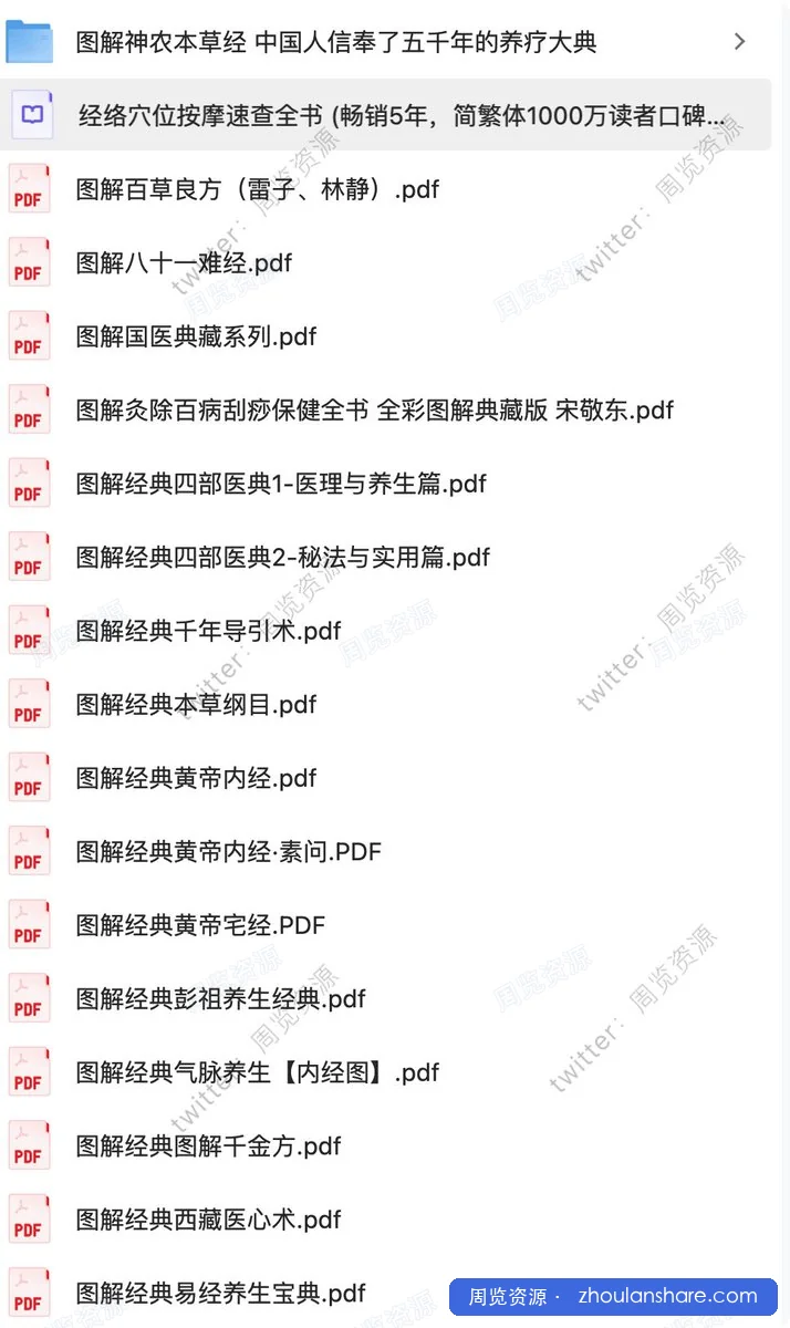 图解中国养生 合集
