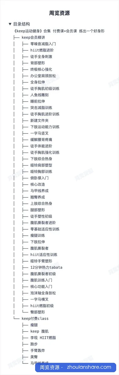 Keep运动健身合集