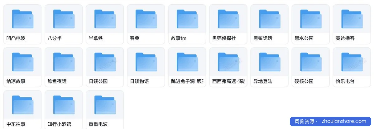 宝藏付费播客合集(169G)