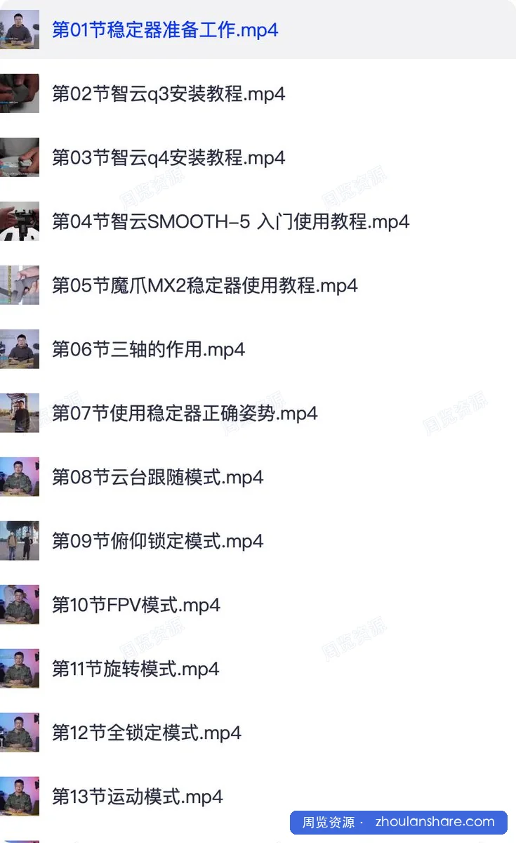 虎哥教程：手机运镜短视频拍摄剪辑课程