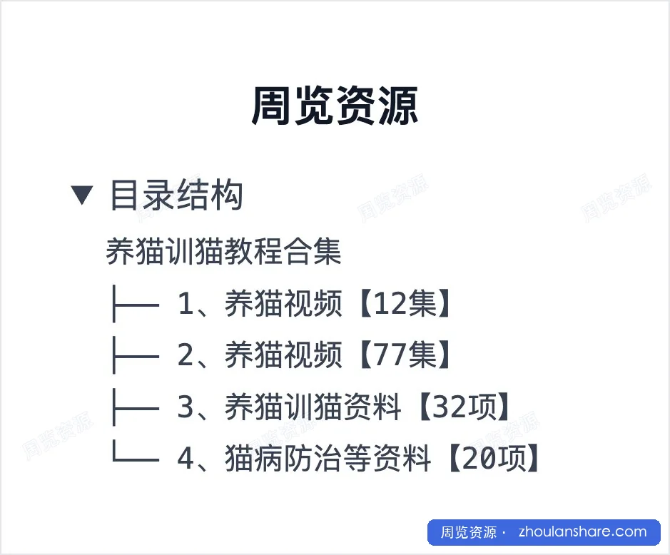 养猫训猫教程合集